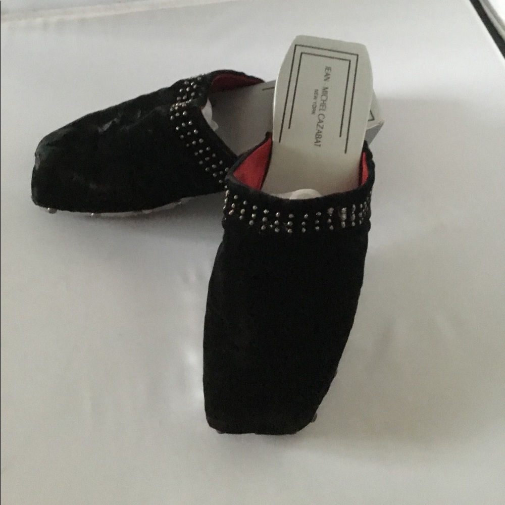 NWOT Jean-Michel cazabat NY Collector velvet clogs